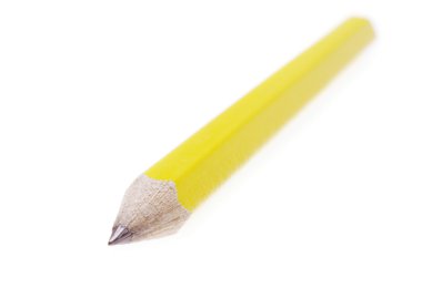 Beyaz arkaplanda kalem izole