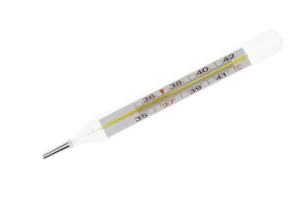 Termômetro de mercúrio clínico — Fotografia de Stock