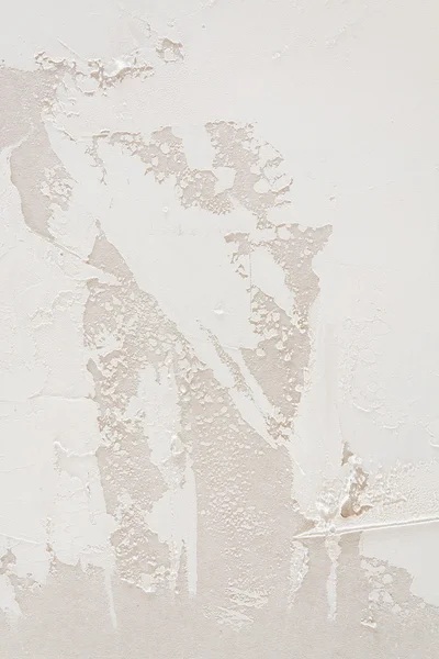 A parede rebocada branca — Fotografia de Stock