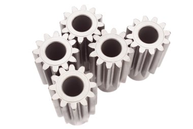 Motion gears - team force clipart