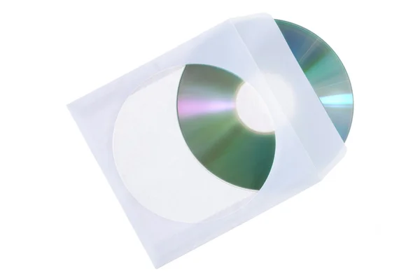 Raio de CD dvd azul — Fotografia de Stock