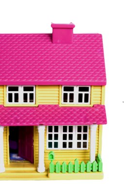 The cosy bright small toy house clipart