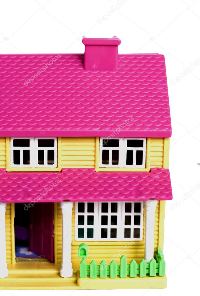 The cosy bright small toy house