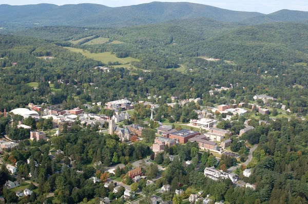 stock image Aerial view williamstown massachusetts