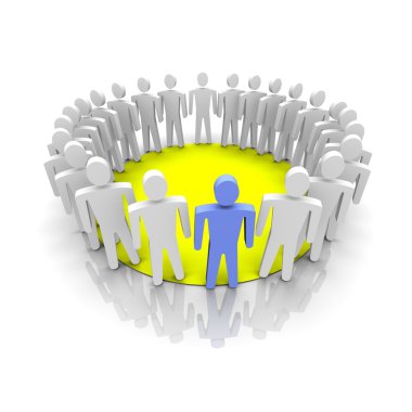 Work group illustration clipart