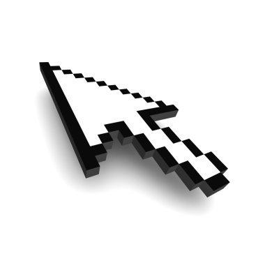 Computer arrow cursor clipart