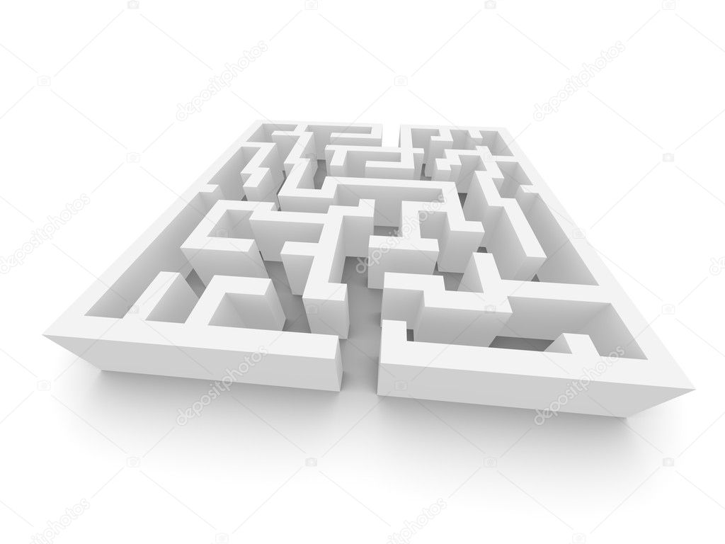 Labyrinth 3d — Stock Photo © skvoor #1963922