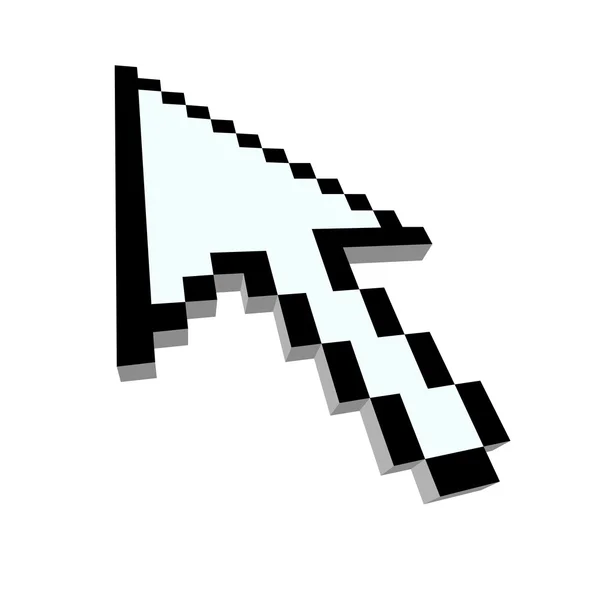 Computer arrow cursor 3d — Stock Photo, Image