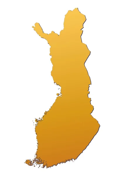 Finland χάρτη — Φωτογραφία Αρχείου