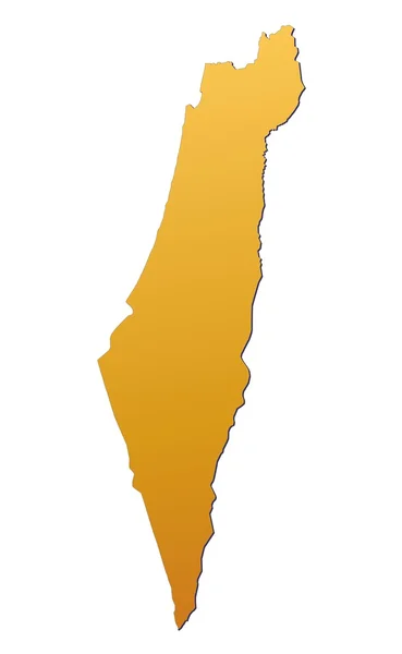 Landkarte Israel — Stockfoto