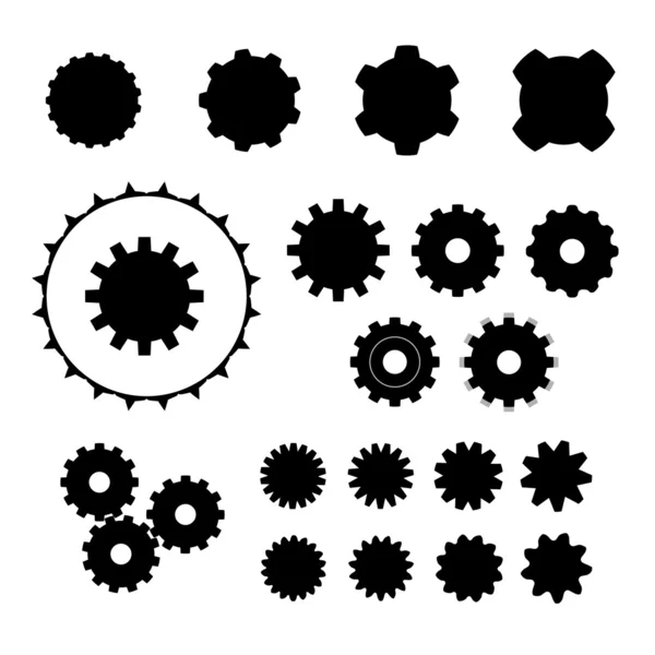 Set of cog wheels — Stock Photo, Image