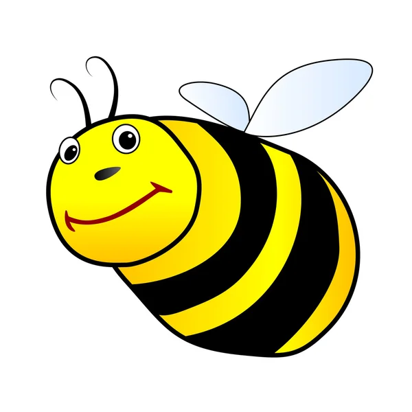 Flying bee illustration — Stock Photo, Image