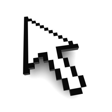 Computer arrow cursor clipart