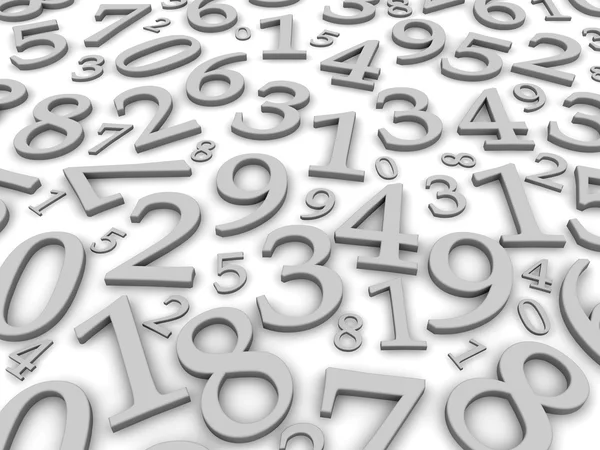 Black and white numbers background — Stock Photo, Image