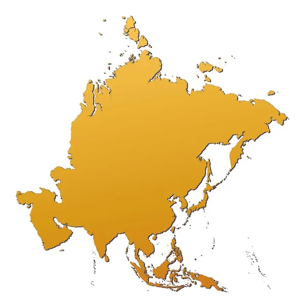 Asia Mapa — Foto de Stock