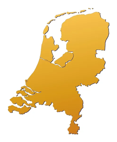 Netherlands map — Stock Photo, Image