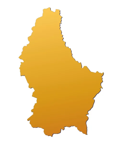 룩셈부르크 지도 — 스톡 사진