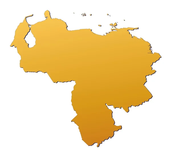 Venezuela mapa — Fotografia de Stock