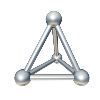 3d pyramid model clipart