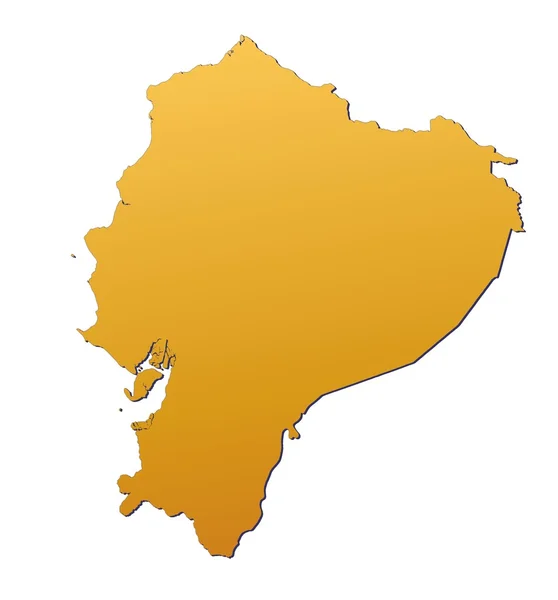 Ecuador map — Stock Photo, Image