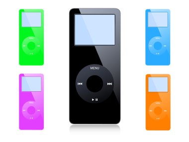 Mp3 player clipart