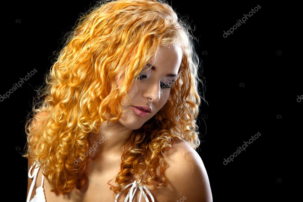 Girl long hair golden hires stock photography and images  Alamy
