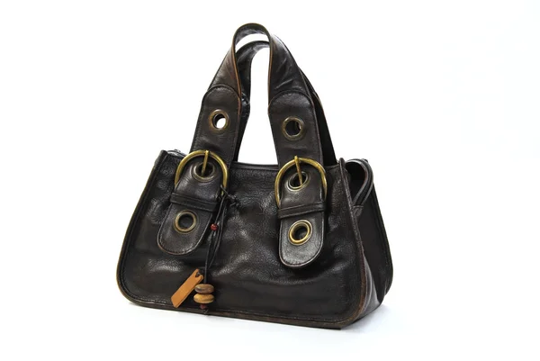 Vintage brown handbag — Stock Photo, Image