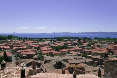 İtalyan şehri bolsena görüntüleme