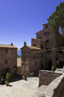 Street of the Bolsena clipart