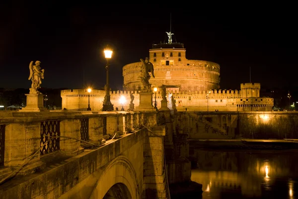 Slottet saint ängel i Rom — Stockfoto