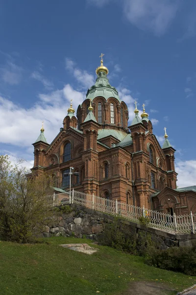 乌斯别斯基大教堂在赫尔辛基 — 图库照片