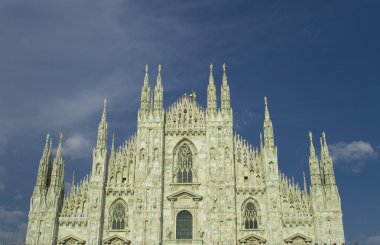 Facade of Duomo, Milan, Italy clipart