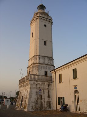 Faro in the italian resort city Rimini clipart