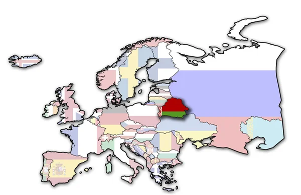 Alte Flagge Weißrusslands — Stockfoto