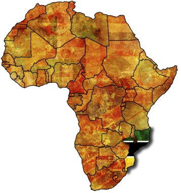 eski Mozambik bayrağı