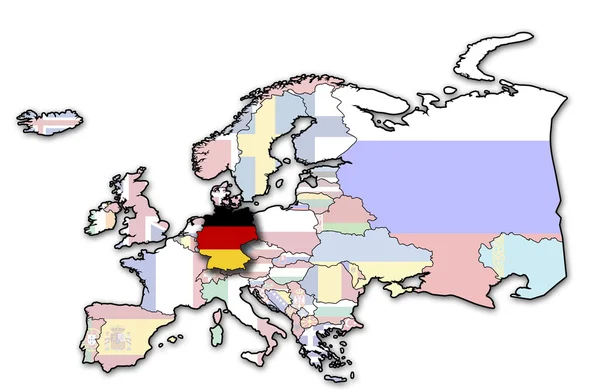 Oude vlag van Duitsland — Stockfoto
