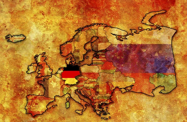 Старый флаг Германии — стоковое фото