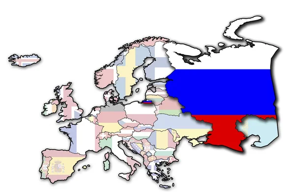 Stará Ruská vlajka — Stock fotografie