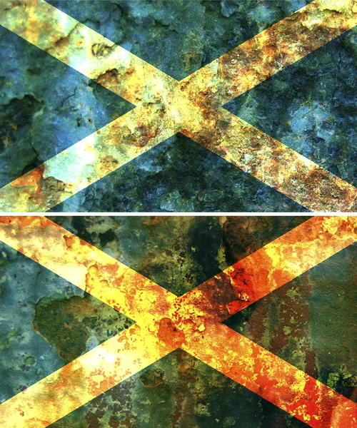 Old flag of scotland — Stock Photo, Image