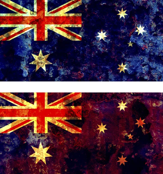 stock image Old flag of australia