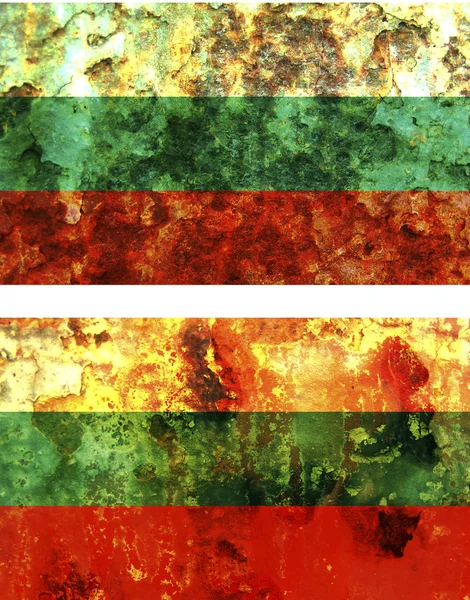 Bandeira velha de bulgaria — Fotografia de Stock