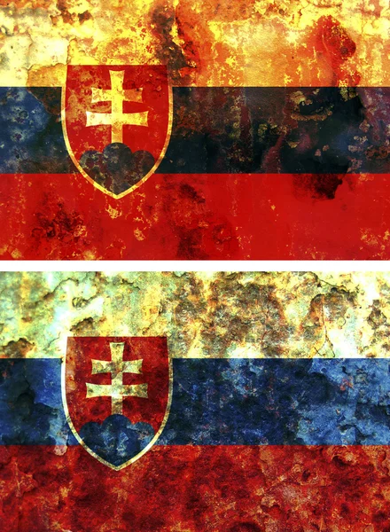 Régi Szlovákia zászlaja — Stock Fotó
