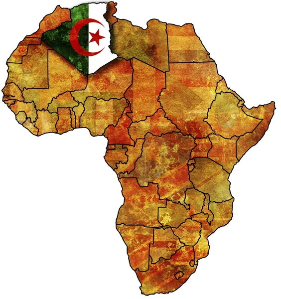 Staré alžírská vlajka — Stock fotografie