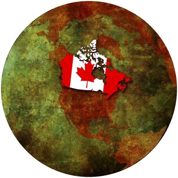 加拿大地球上 — 图库照片