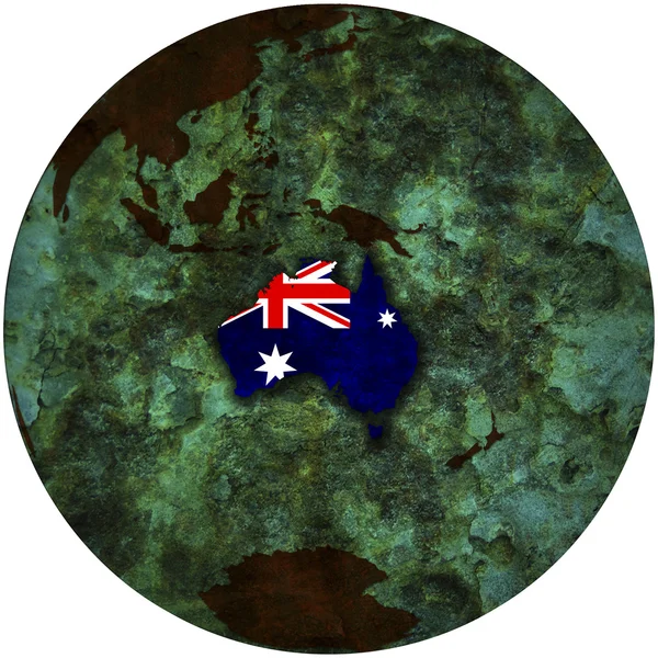 Austrálie na zemi — Stock fotografie