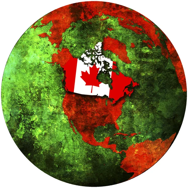 Канада на земле — стоковое фото