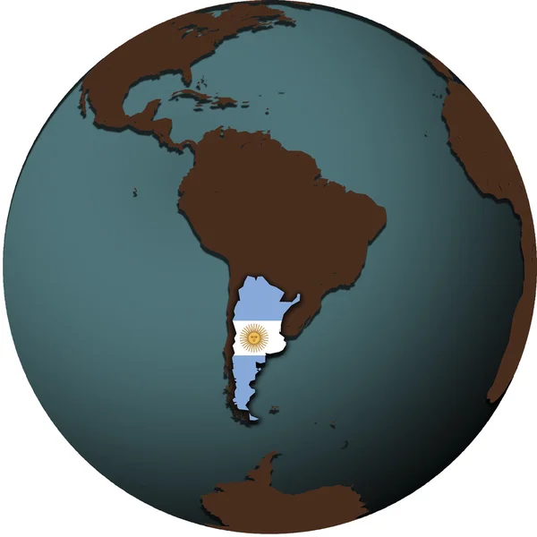 Argentin zászlót — Stock Fotó