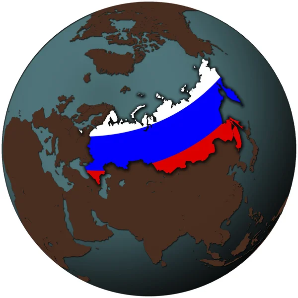 俄罗斯联邦国旗 — 图库照片