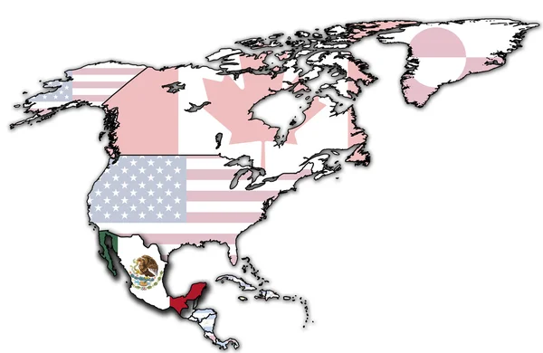 Régi Mexikó zászlaja — Stock Fotó