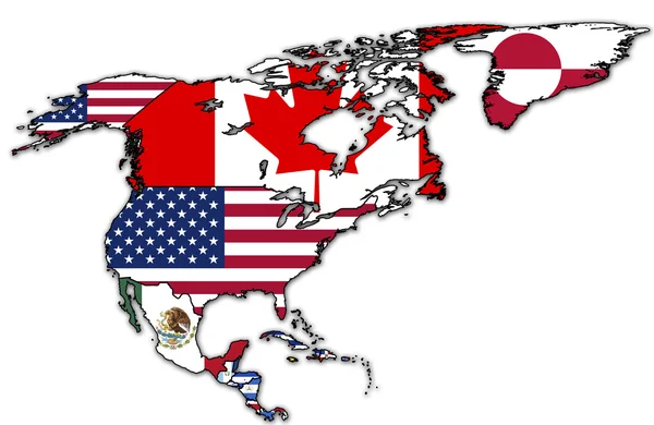 América do Norte — Fotografia de Stock